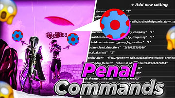 ✅ Set-Edit 👾 Penal Commands 🎯 + Aimlock 👺 set edit Commands 🇧🇷 | 💯  New Latest commands 🥵 |