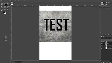 Adding text effects using texture layers in Gimp