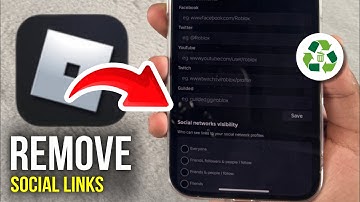 How to Remove Social Links from Roblox Profile - 2025