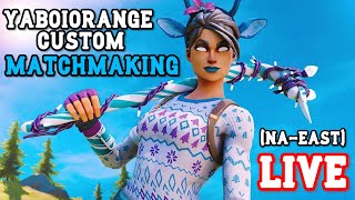 🔴 Live: NA EAST CUSTOM MATCHMAKING SCRIMS SOLO/DUO/SQUADS Fortnite Live Stream!