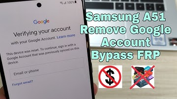 Samsung A51 (SM-A515F), Remove Google Account, Bypass FRP. Free Method!!!