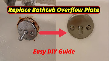 Hoe vervang je de overloopplaat van je badkuip met een hendel? || Eenvoudige doe-het-zelfgids