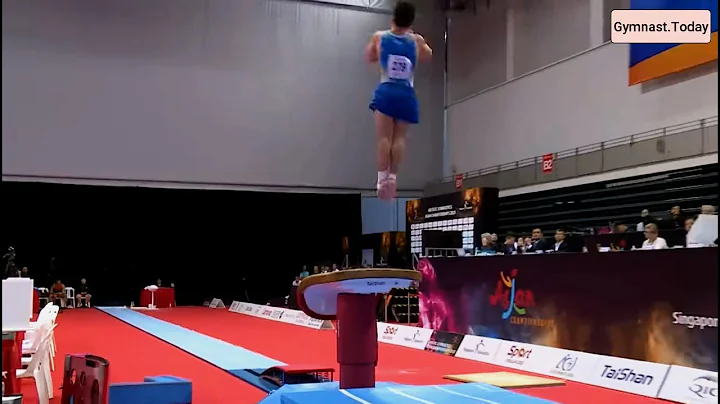 Top 3 in Men's Vault Table Final - 2023 Singapore Asian Gymnastics Championships - DayDayNews