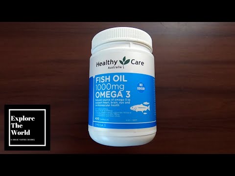 Healthy Care Fish Oil 1000mg Omega 3 400 Capsules from Australia
