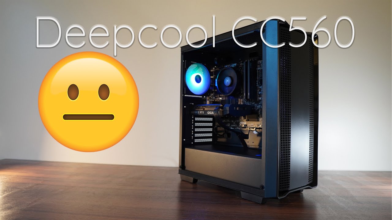 Building a PC in the NORMAL Deepcool CC560 Case! Gaming PC Case Review -  YouTube