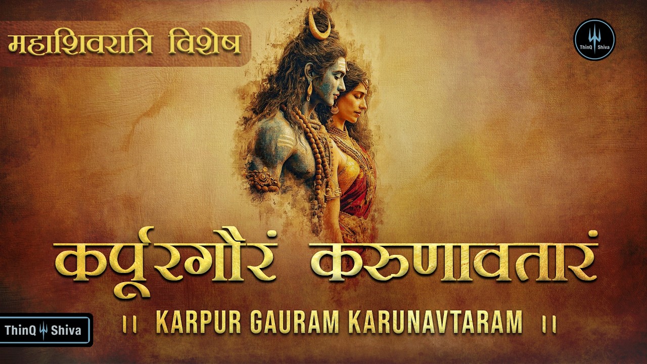 Shivratri Special |Most Powerful Lord Shiva Mantra | Karpur Gauram Karunavtaram|108 time for peace  