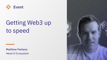 Getting Web3 up to Speed