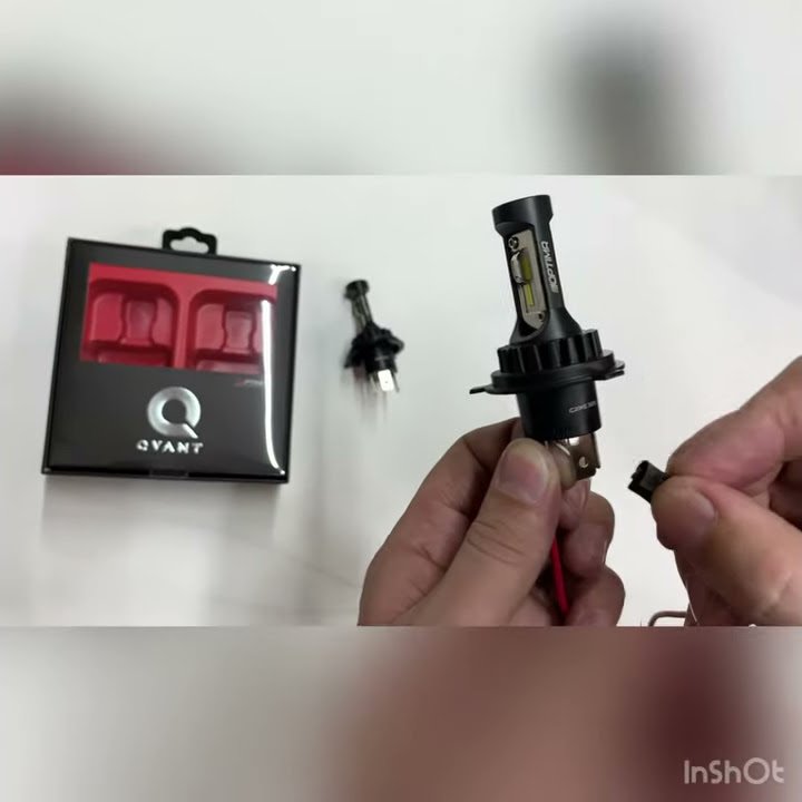 Светодиодные лампы Optima LED Qvant H4 5000K - YouTube