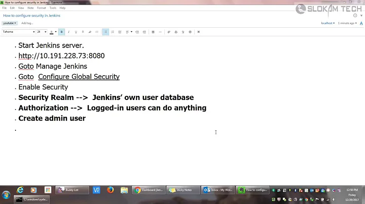 Configure Security to Jenkins Server | Security Realm | Authorization
