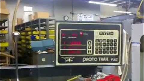 Supermax CNC vertical mill w/ProtoTrak Plus 2-axis control