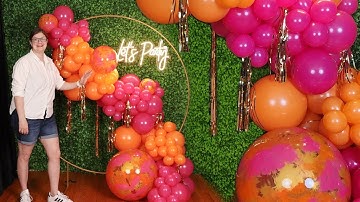 3 Tips for Styling a Balloon Garland on a Circle Arch