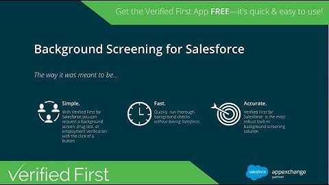 Verified First Demo on Salesforce