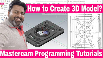 Mastercam 2023 Programming tutorials| How to Create 3D Model in Mastercam ?