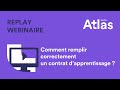 Webinaire  comment dposer un contrat dapprentissage en ligne 