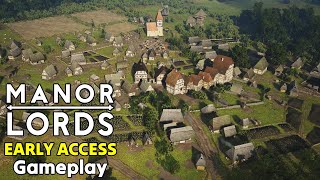 LIVE | Expanding our Empire by Settling NEW Lands! | MANOR LORDS Early Access Gameplay