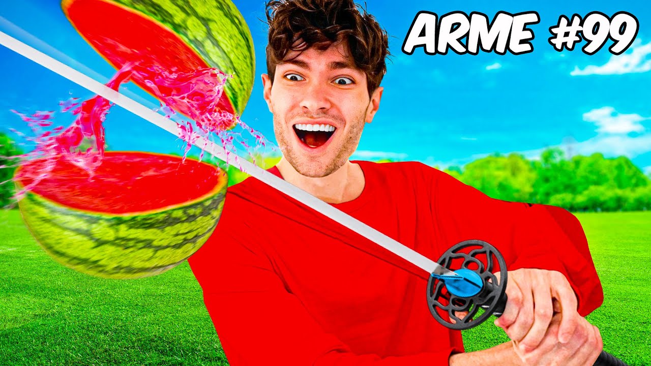 Je Teste Les ARMES Des ANIMÉS Dans LA VRAIE VIE..