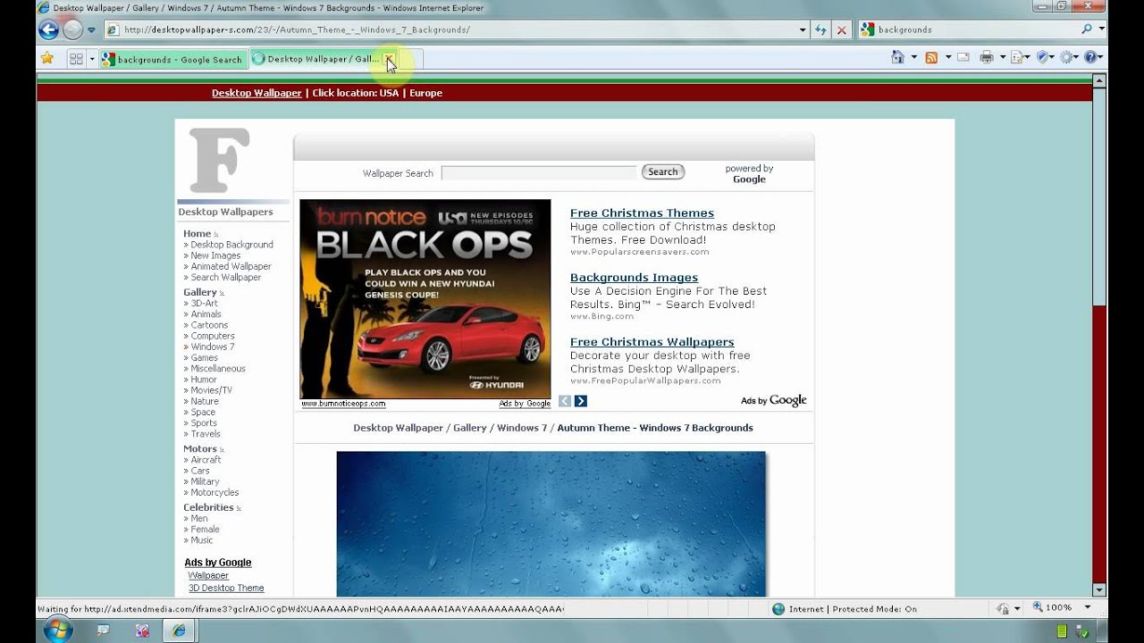 Windows 7 Ultimate 64 bit - How to make backround image automatically  change  - YouTube