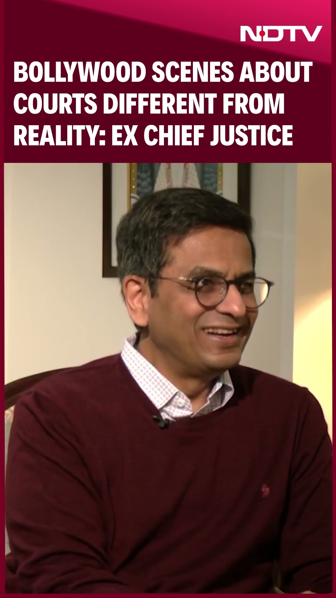 DY Chandrachud On Bollywood | Bollywood Scenes About Courts Different From Reality: Ex Chief Justice