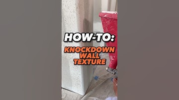 HOW-TO: Knockdown Wall Texture with our EASY Method #homediy #homeimprovementprojects #howto #diy