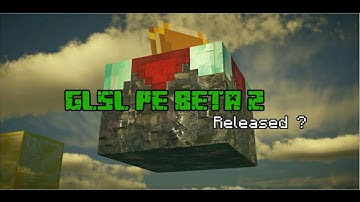 Glsl Pe Beta 2 RELEASED? Best Realistic Shader By Gabriel Paixão