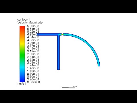 Blood Flow in Clogged Artery CFD Simulation by ANSYS Fluent Training - MR  CFD