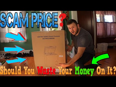 Single Door Chest Freezer Unbox And Review Video - Midea MRC04M3AWW 3.5 Cubic Feet