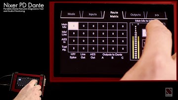 PD Dante Route Matrix Tab