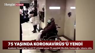 76 Yaşında Koronavirüsü Yendi Alkışlarla Taburcu Edildi.