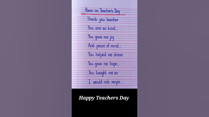 Poem On Teachers Day In English | Teachers Day Poem #shorts #happyteachersday #poem #teachersday