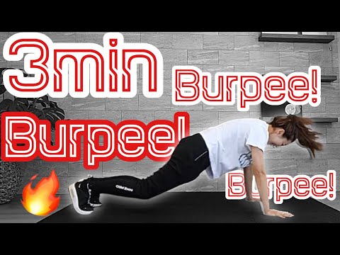 3min Burpee / No Equioment /Home Workout