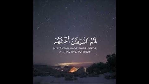 القارئ عبدالرحمن مسعد - سورة النحل