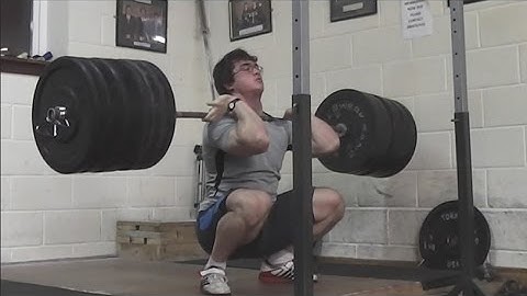 250kg/551lbs Paused Front Squat
