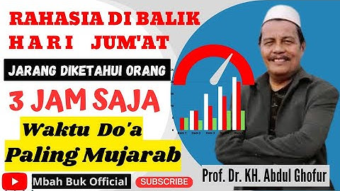 Rahasia & Keutamaan Hari Jumat Prof. Dr. kKH. Abdul Ghofur