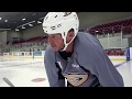 Skating with two NHL Defencemen