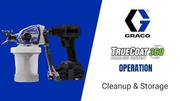 Magnum by Graco TrueCoat 360 Cordless Connect - Tutorial: Cleanup and storage