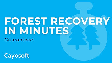 Guarantee Instant Active Directory Forest Recovery with Cayosoft