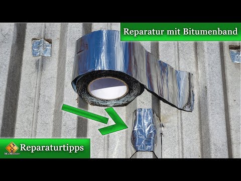 Video: Reparatur Von Blechdächern