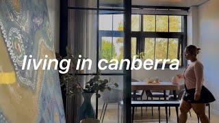 living in canberra: moving to a new apartment, ikea trip, assembling furniture, movie night