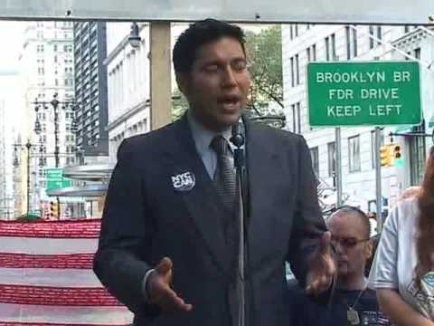 Speakers at 911NYC Ballot Initiative March on City...