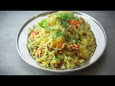 recette-indienne-riz-Á-la-menthe-(mint-rice)-₪-pankaj-sharma