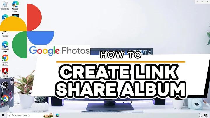 How To Create Link Share Album In Google Photos On Computer