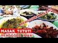 Menu Masakan Serba Pahit! Masak TUTUT dan Tumis Daun Pepaya !!