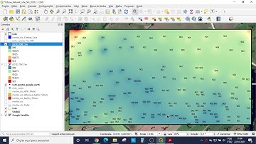 Interpolação (5/6): interpolação método IDW e geração de curvas de nível no QGis (Paulo Meliani)