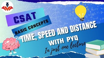 UPSC 2023 Prelims | CSAT - Time Speed and Distance with Previous Year Questions