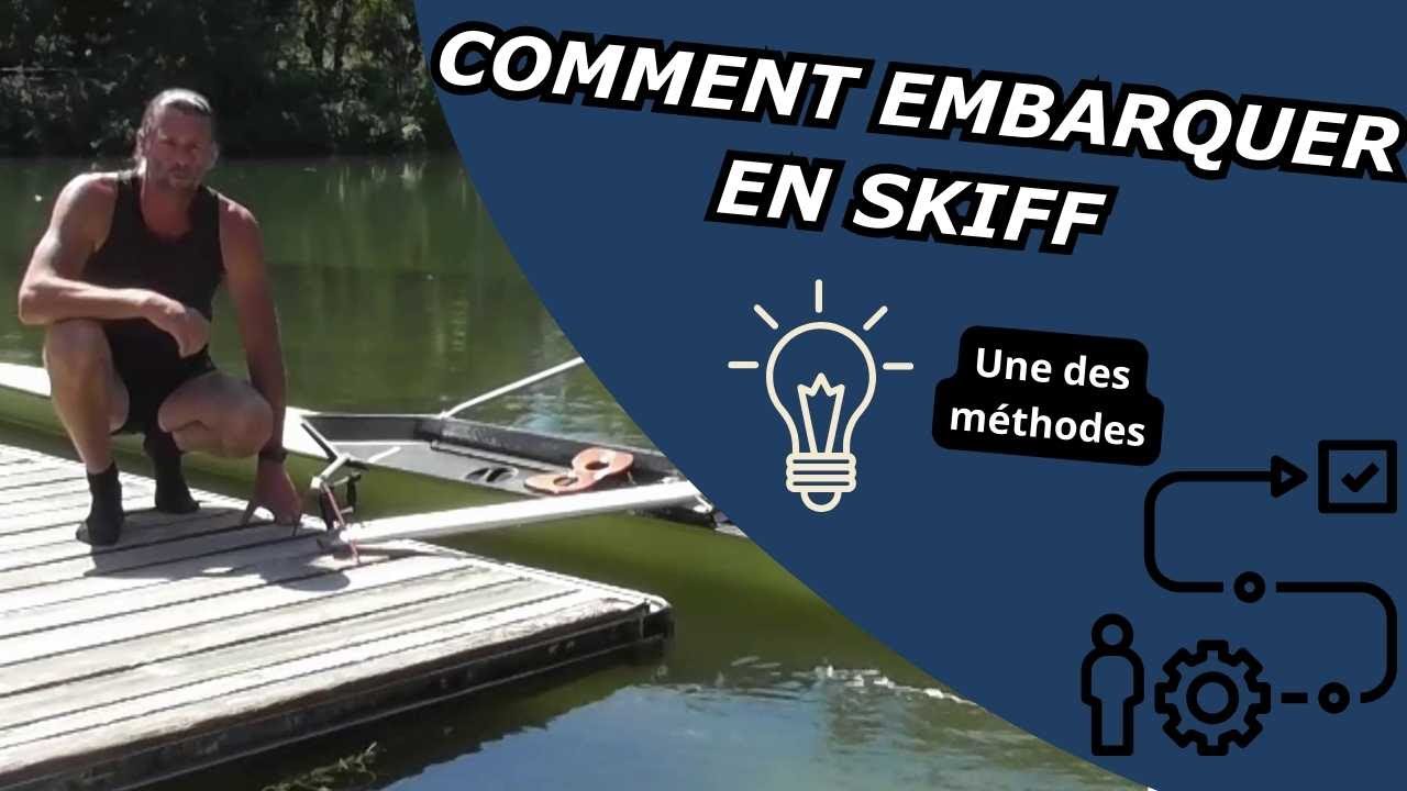 Comment embarquer seul en skiff à partir d'un ponton d'aviron