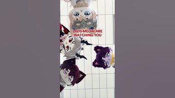 LADS MEOW ARE WATCHING YOU#loveanddeepspace #loveanddeepspacecharacters #plushshop #caleb