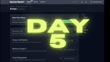 2D   Array   DS - Arrays - Interview Preparation Kit on DSA | HackerRank