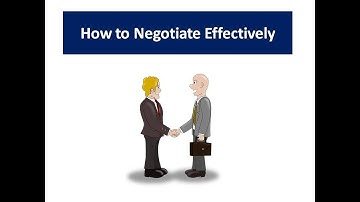 Video Course Negotiation Skills in Corporate Business Management