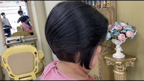 Hướng dẫn cắt tóc tém bob dành cho tóc nhiều dày | F10 | HAIR SALON TUẤN CHU