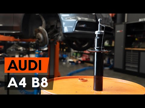 Cum se înlocuiește telescopul amortizorului față Audi A4 B8 Sedan [TUTORIAL AUTODOC]